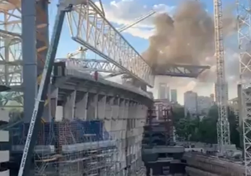 Pożar na Santiago Bernabeu