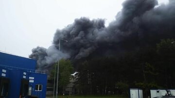 Pożar na terenie Elektrowni Bełchatów