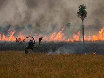Pożar w Argentynie, zdjęcie ilustracyjne
