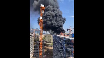 Pożar w Moskwie