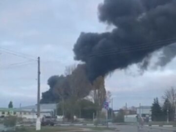 Pożar w obwodzie biełgorodzkim