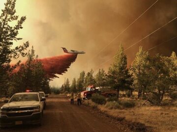 Pożar w Oregonie