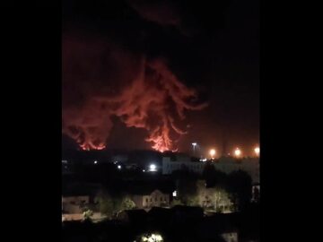 Pożar w Pskowie