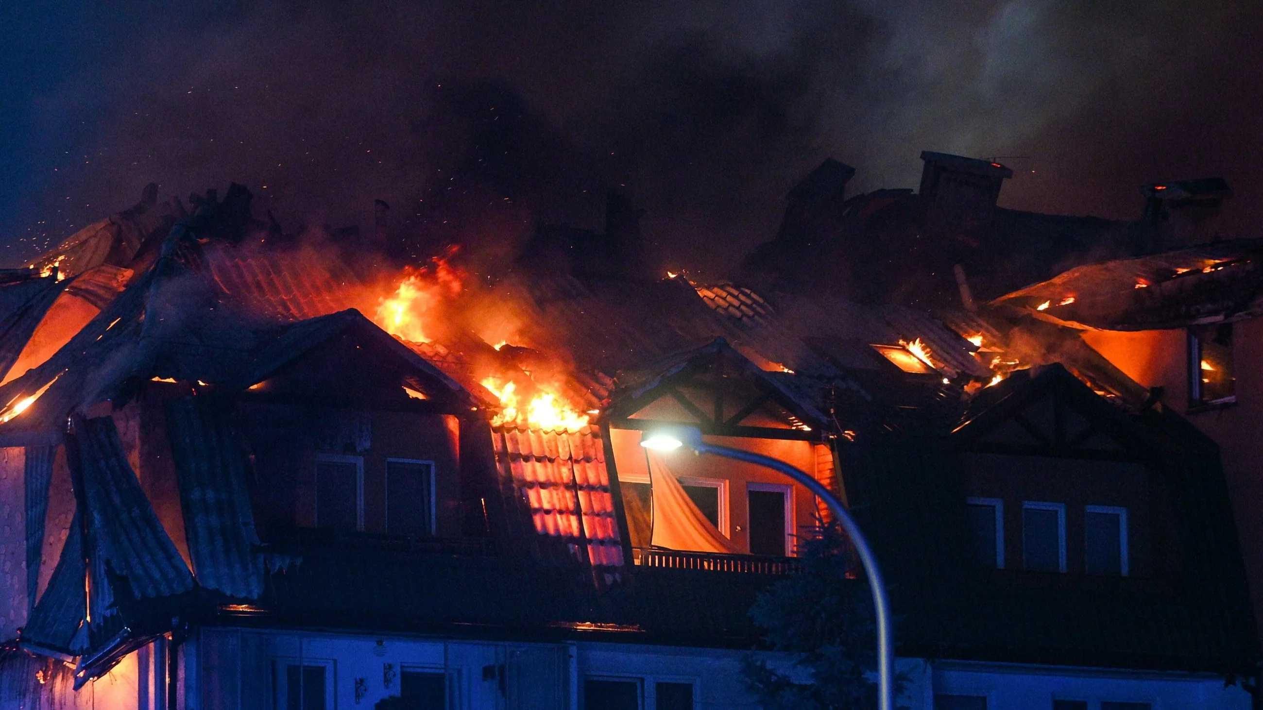 Pożar w Ząbkach