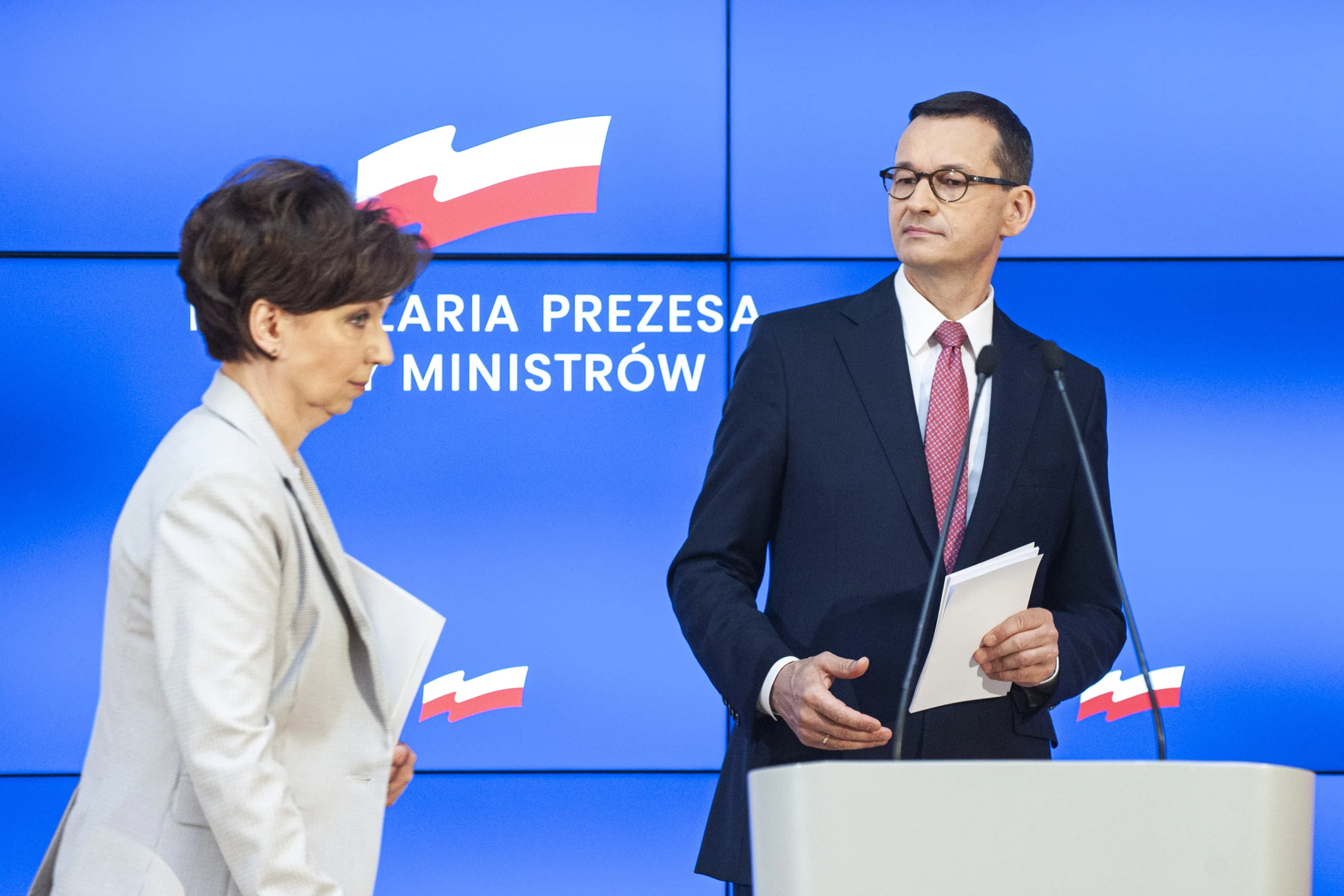 Marlena Maląg i Mateusz Morawiecki