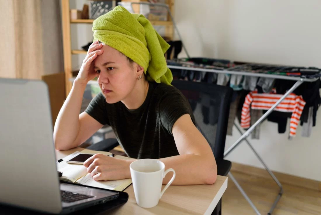 Praca w systemie home office nigdy się nie kończy