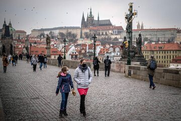 Praga w trakcie pandemii koronawirusa