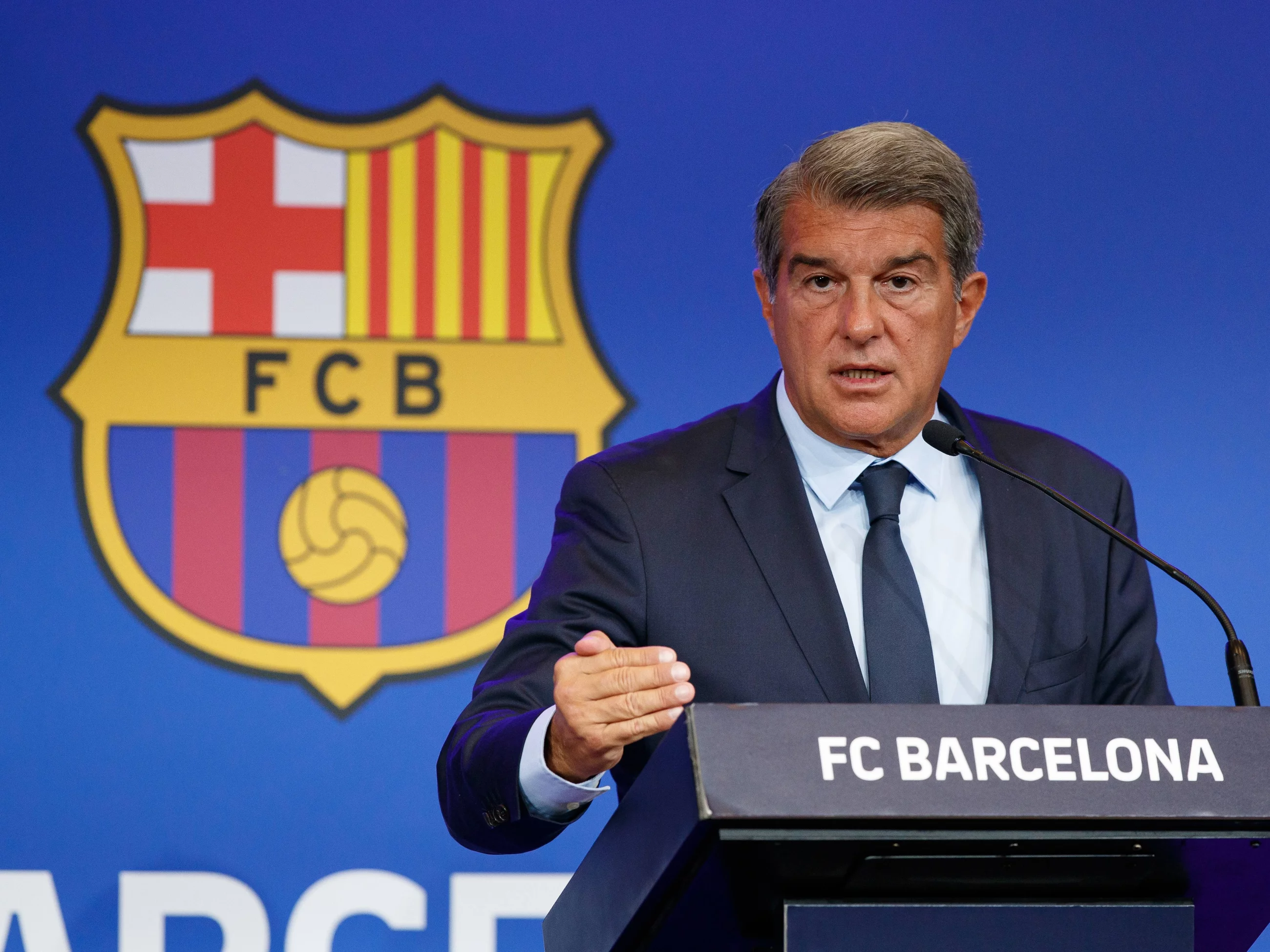 Joan Laporta, prezydent Barcelony