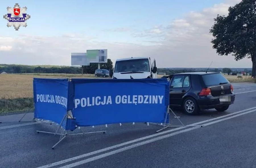 Wypadek na drodze krajowej 19