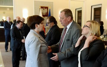 Premier Beata Szydło i Jan Szyszko - sprawca afery z córką leśniczego