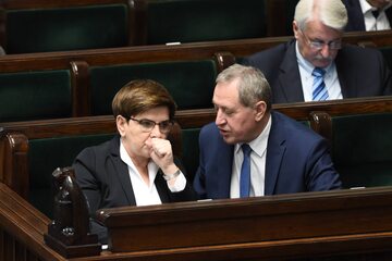 Premier Beata Szydło i minister Henryk Kowalczyk