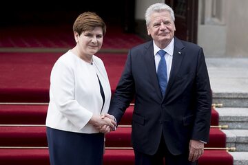 Premier Beata Szydło i prezydent Joachim Gauck