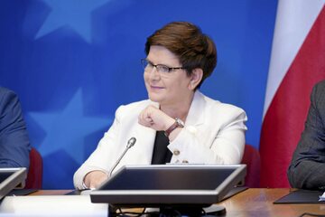 Premier Beata Szydło w Brukseli