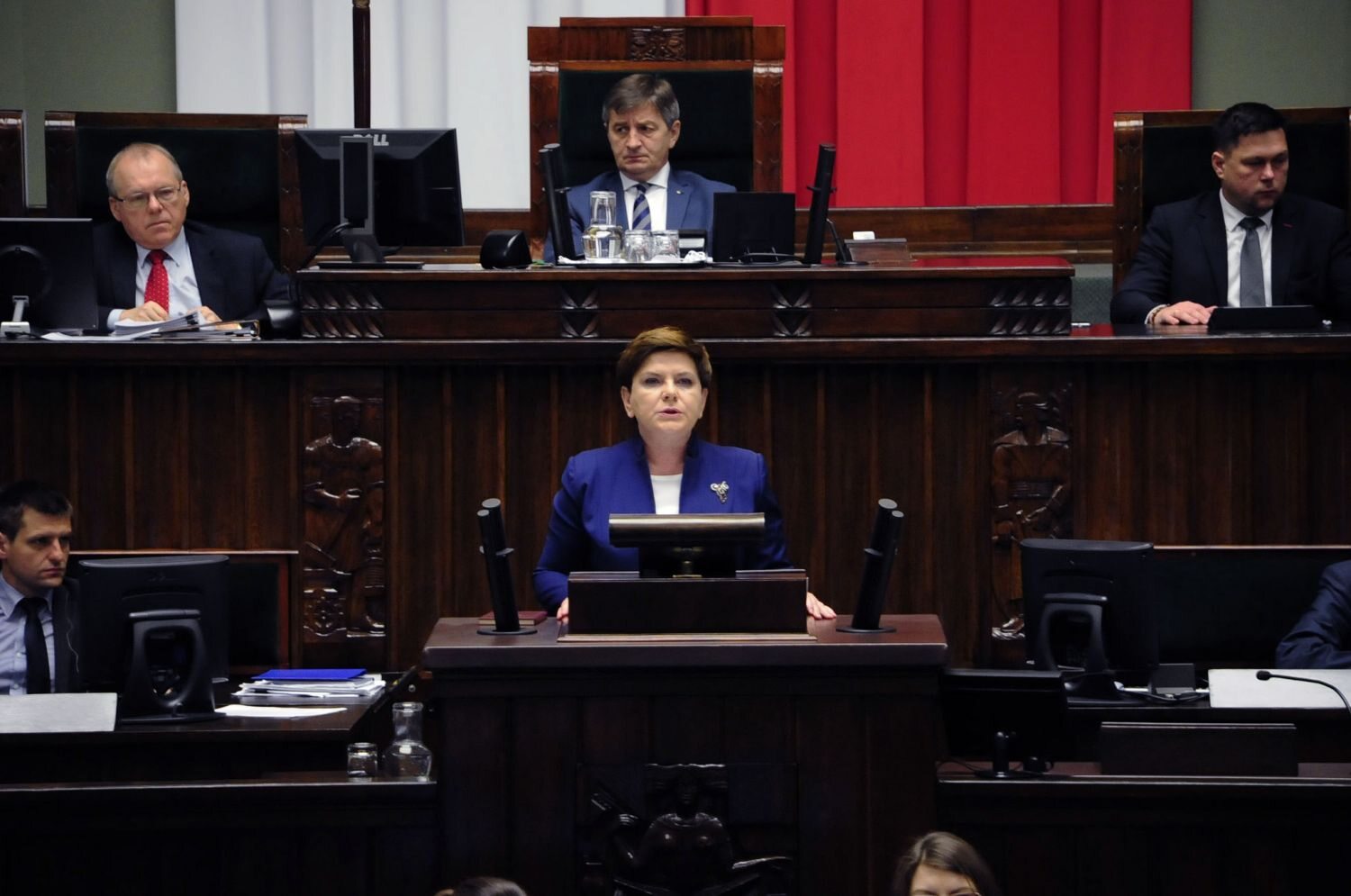 Premier Beata Szydło w Sejmie