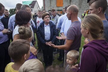 Premier Beata Szydło w woj. pomorskim