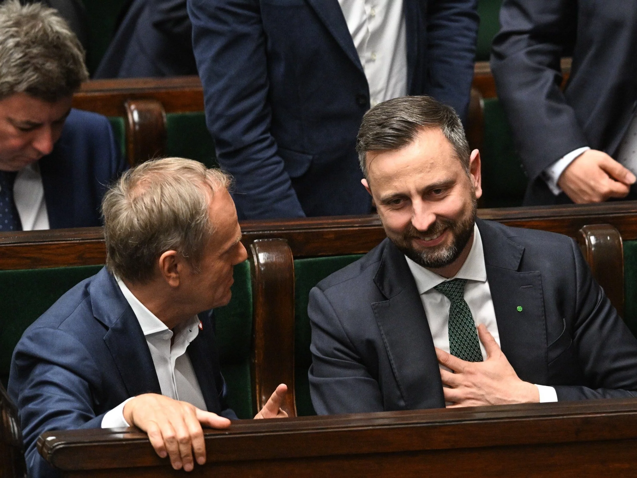 Premier Donald Tusk i minister obrony narodowej Władysław Kosiniak-Kamysz