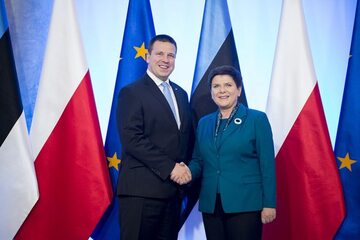 Premier Estonii i premier Polski