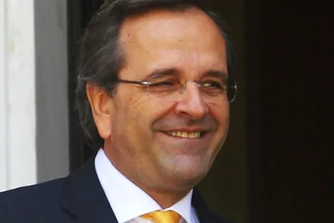 Antonis Samaras (fot. EPA/ALEXANDROS VLACHOS /PAP)