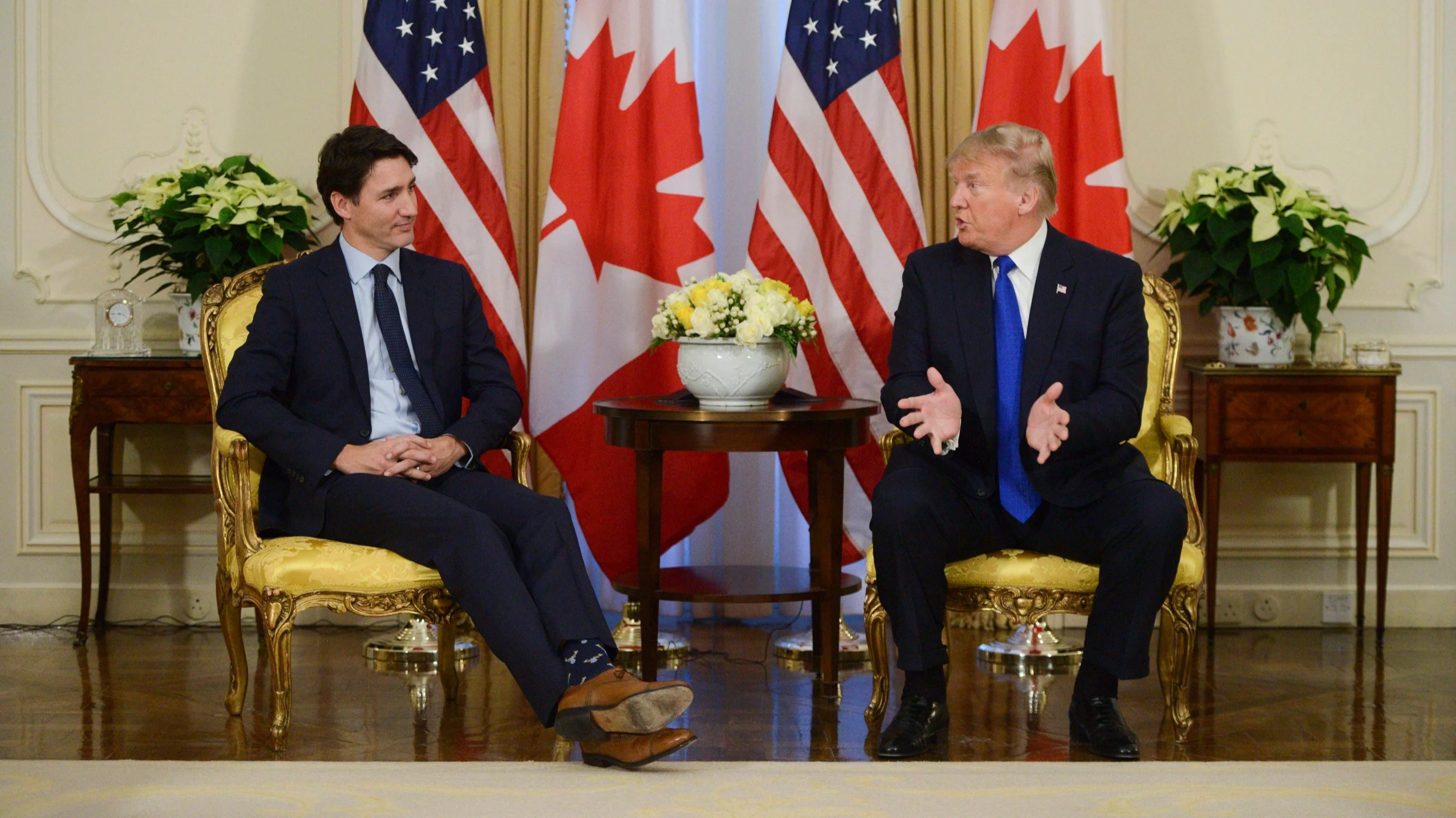 Justin Trudeau i Donald Trump