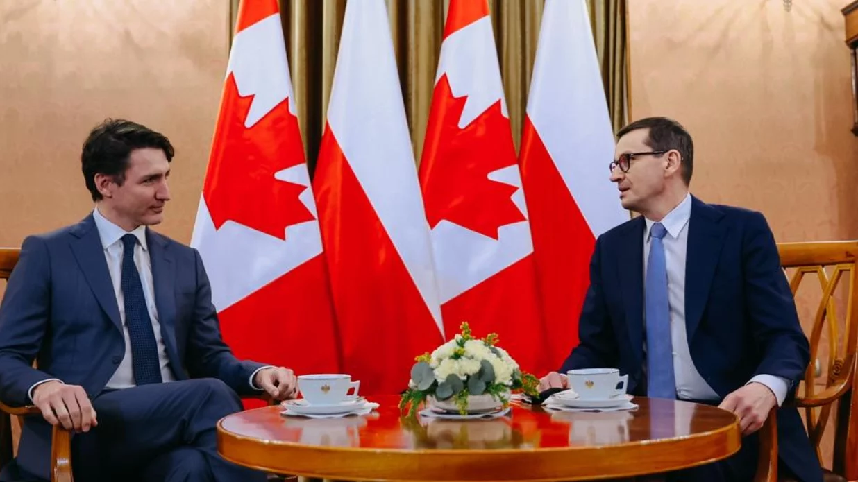 Justin Trudeau w Warszawie