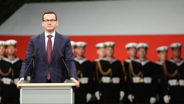 Premier Mateusz Morawiecki na Westerplatte