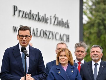 Premier Mateusz Morawiecki w Działoszycach