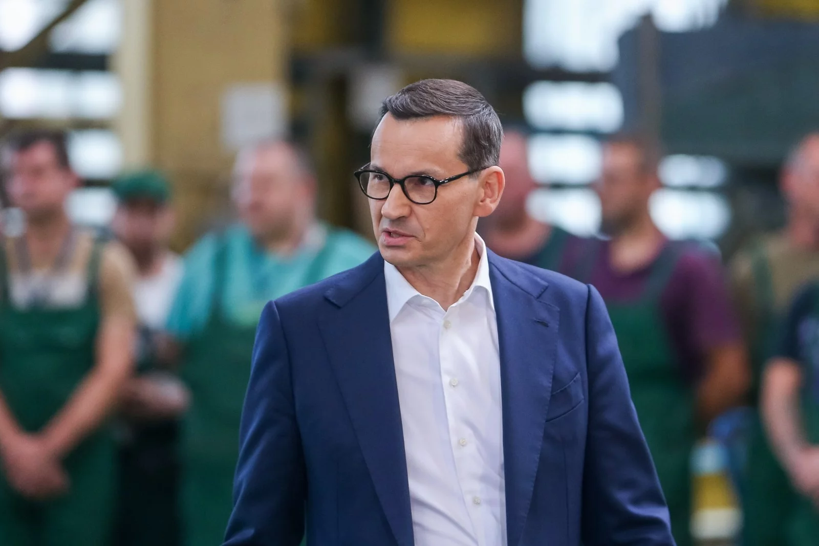 Mateusz Morawiecki w zakładach Bumar