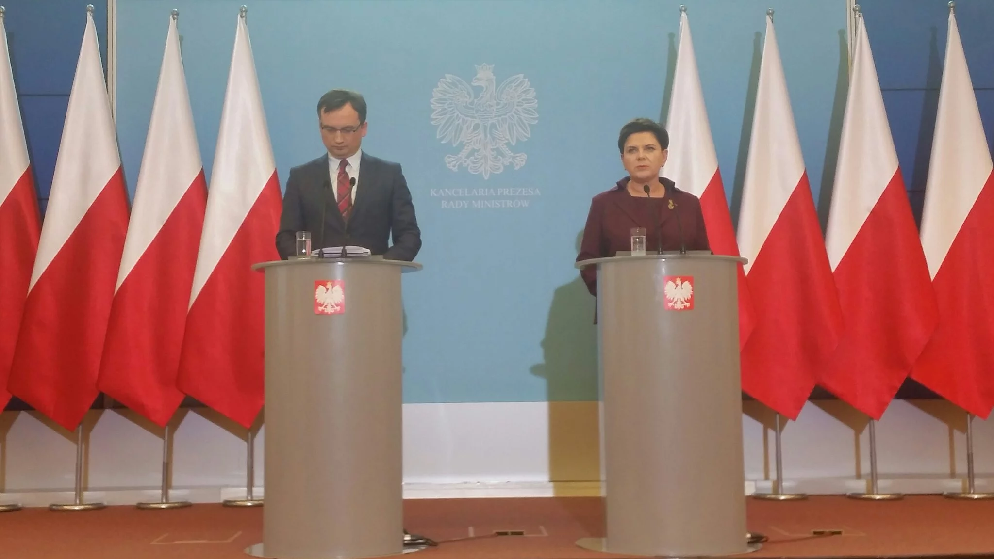 Zbigniew Ziobro i Beata Szydło