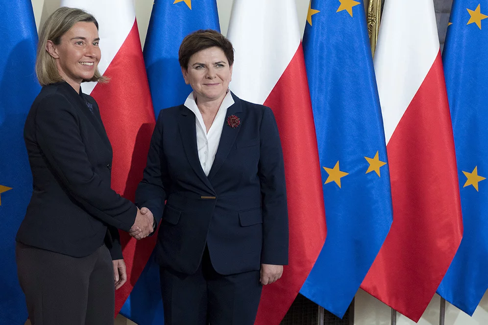 Federica Mogherini, Beata Szydło