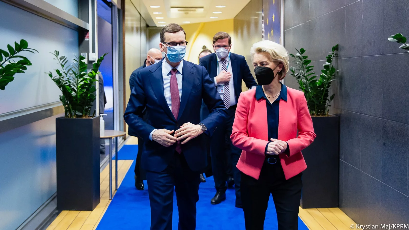 Mateusz Morawiecki i Ursula von der Leyen