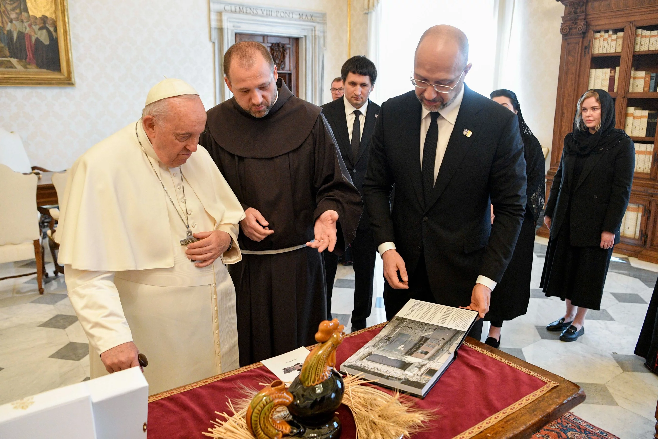 Spotkanie papieża Franciszka z Denysem Szmyhalem