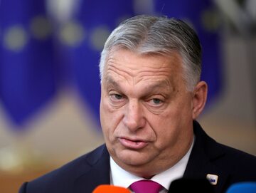 Premier Węgier Viktor Orban przed posiedzeniem Rady Europejskiej