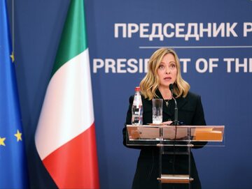 Premier Włoch Giorgia Meloni z wizytą w Belgradzie