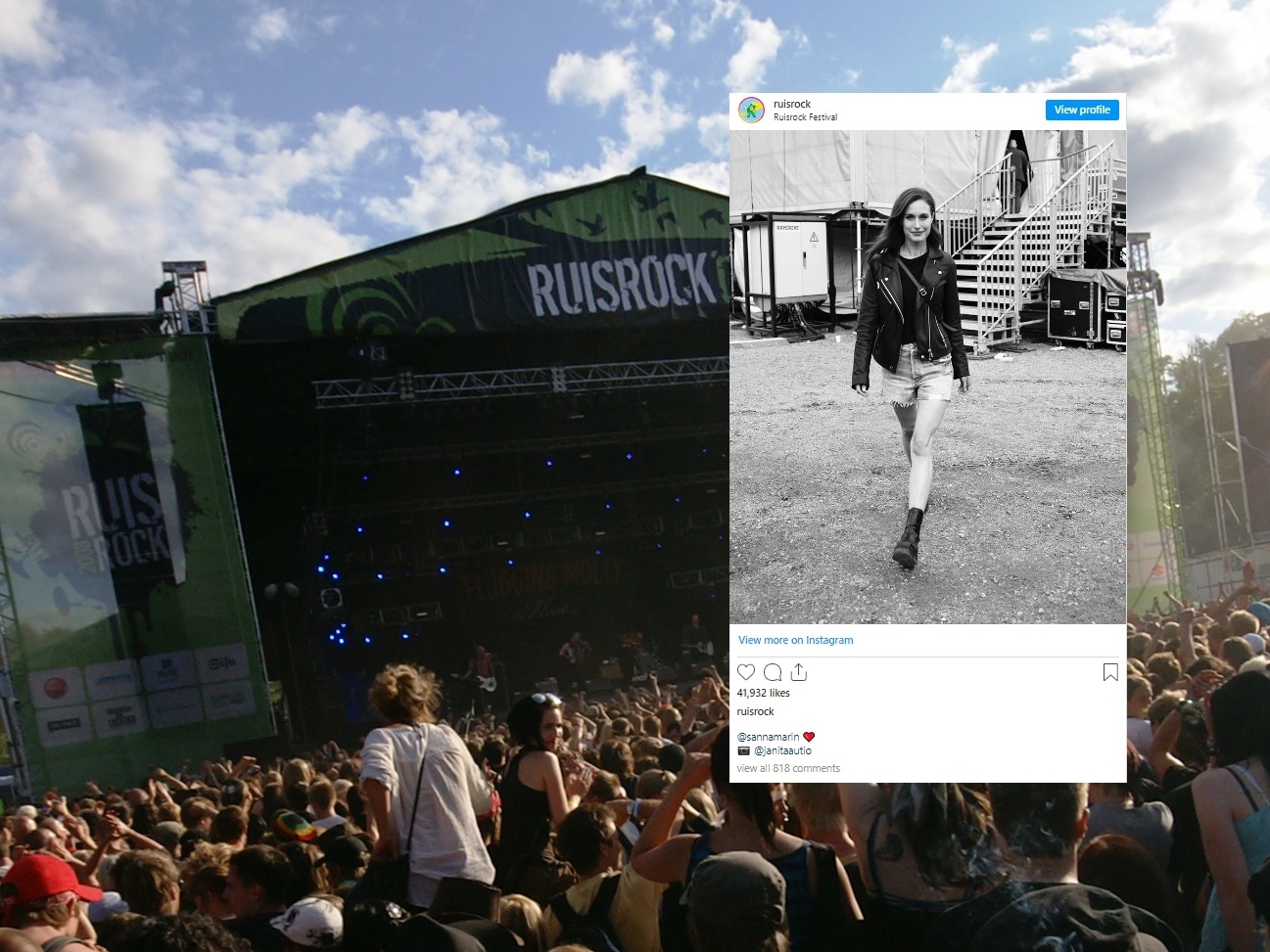 Sanna Marin przyłapana na festiwalu rockowym. Odważny strój premier  Finlandii wywołał lawinę komentarzy – Wprost