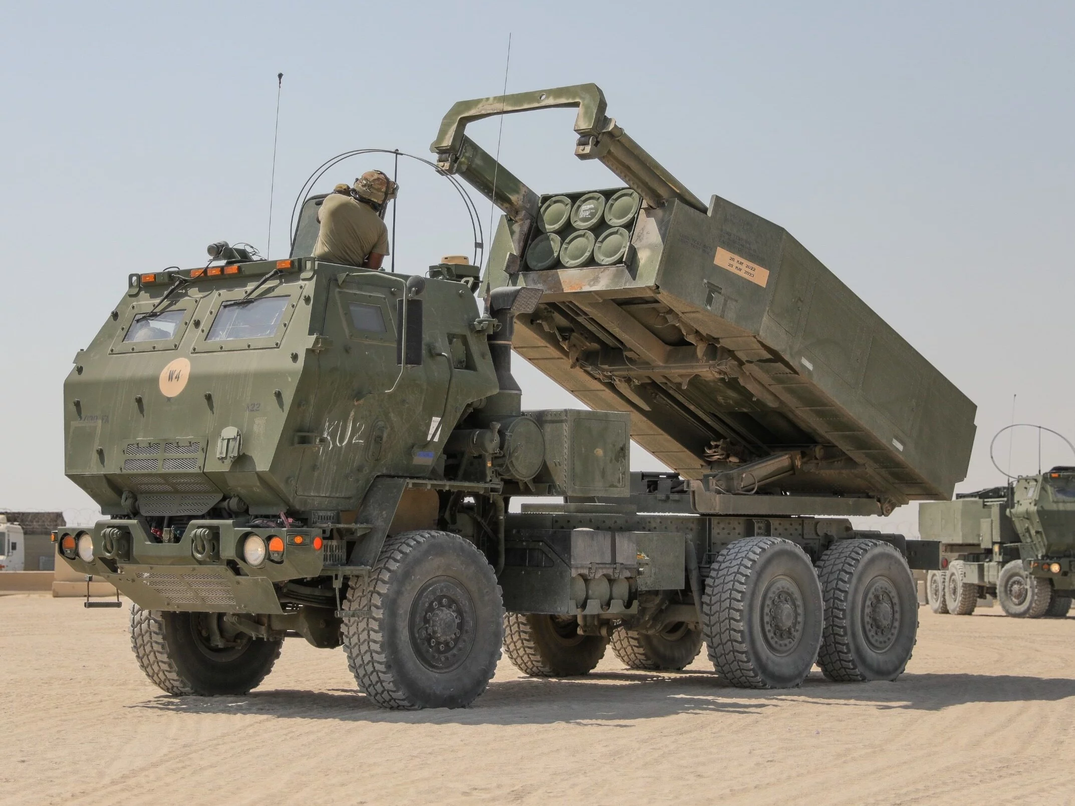 Wyrzutnia M142 HIMARS należąca do amerykańskich sił zbrojnych