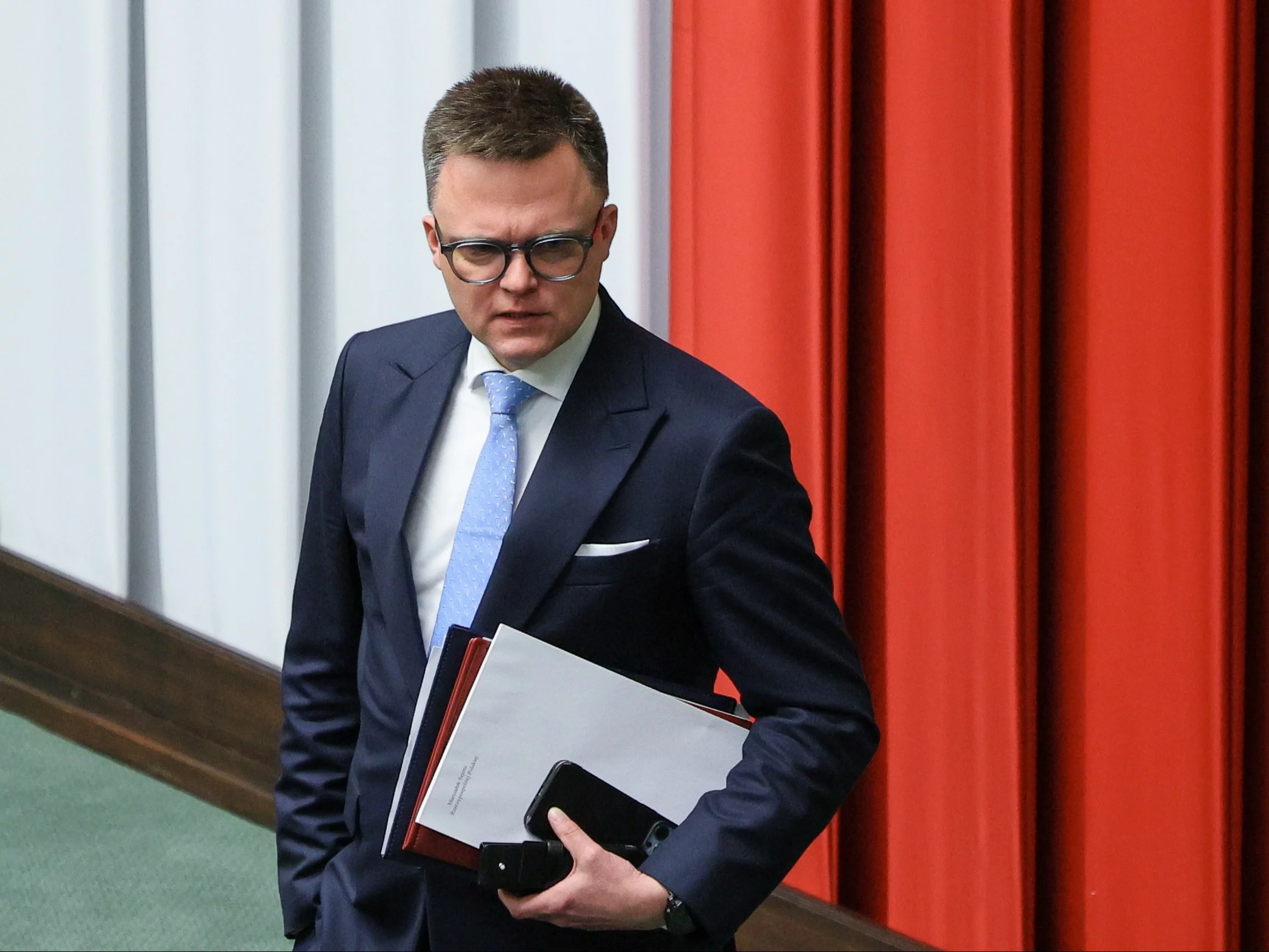 Marszałek Sejmu Szymon Hołownia