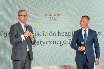 Prezes PFR Paweł Borys w trakcie Forum Ekonomicznego w Karpaczu