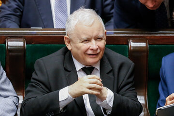 Prezes PiS Jarosław Kaczyński