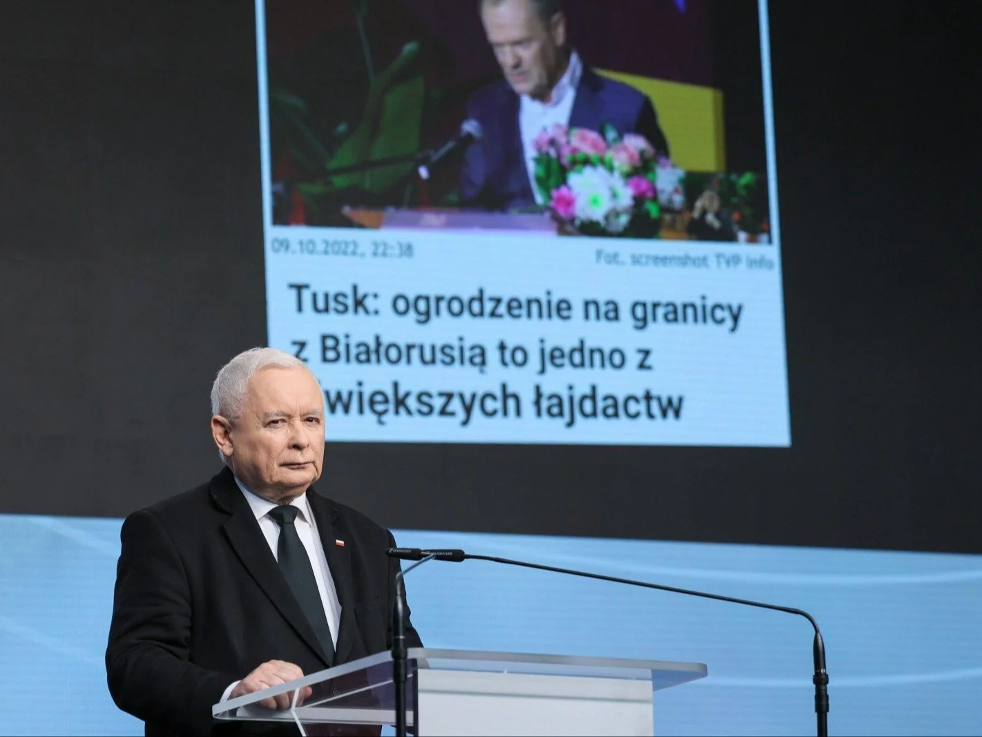 Prezes PiS Jarosław Kaczyński