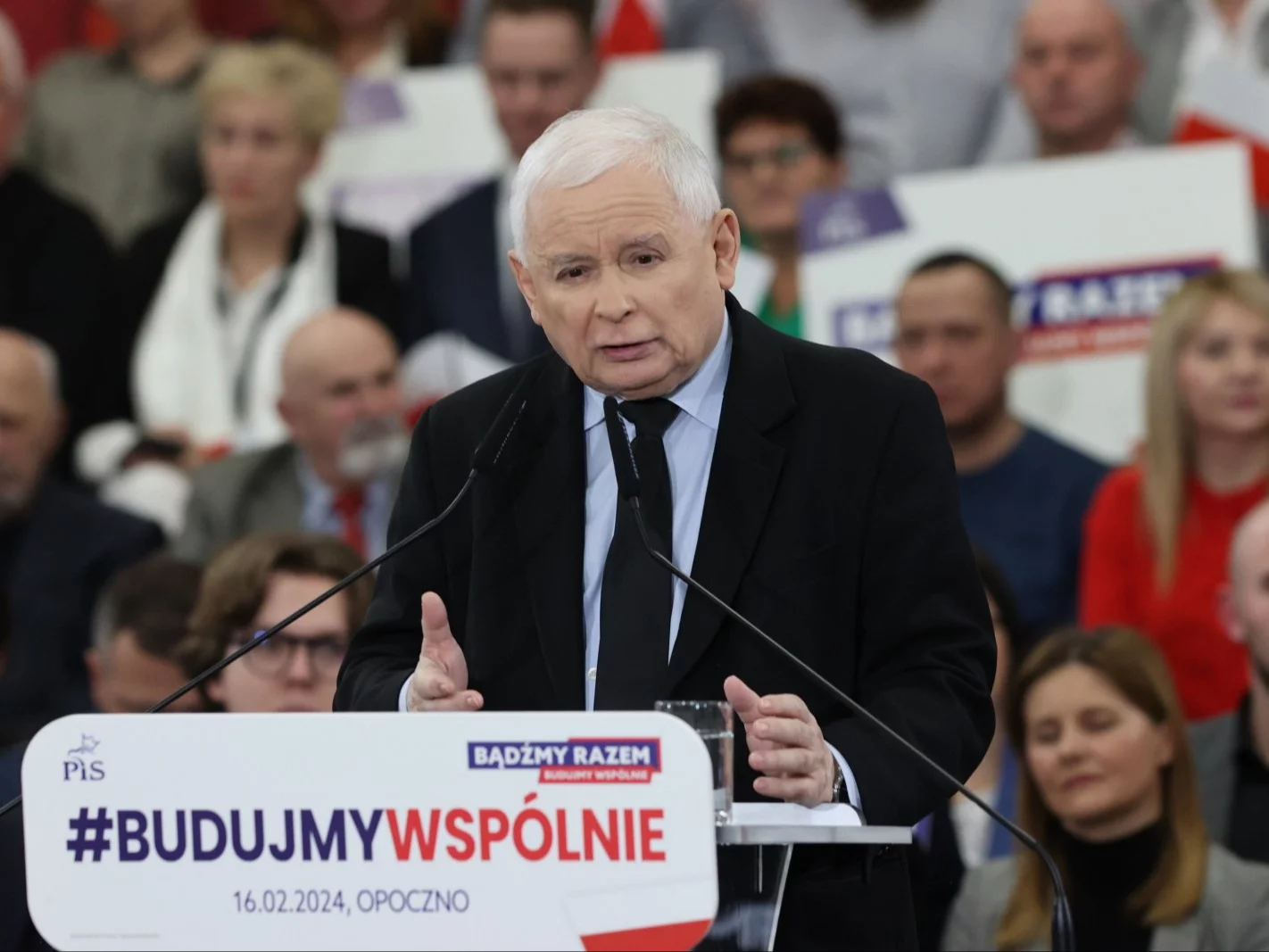 Prezes PiS Jarosław Kaczyński w Opocznie