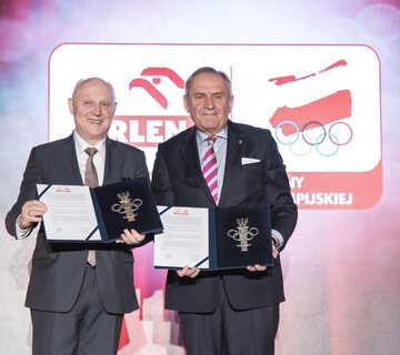 Prezes PKN ORLEN Wojciech Jasiński i prezes PKOl Andrzej Kraśnicki
