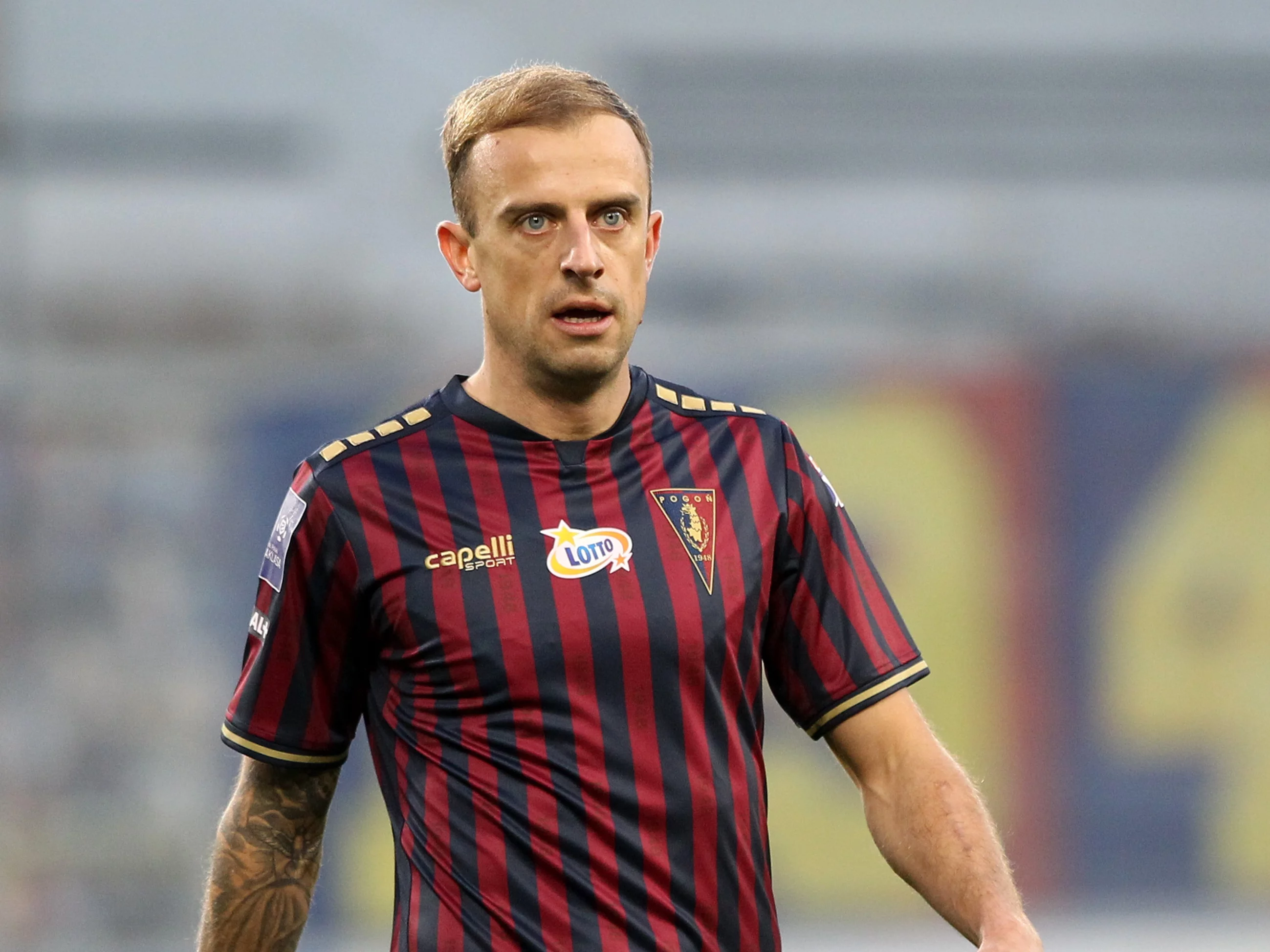 Kamil Grosicki w barwach Pogoni Szczecin