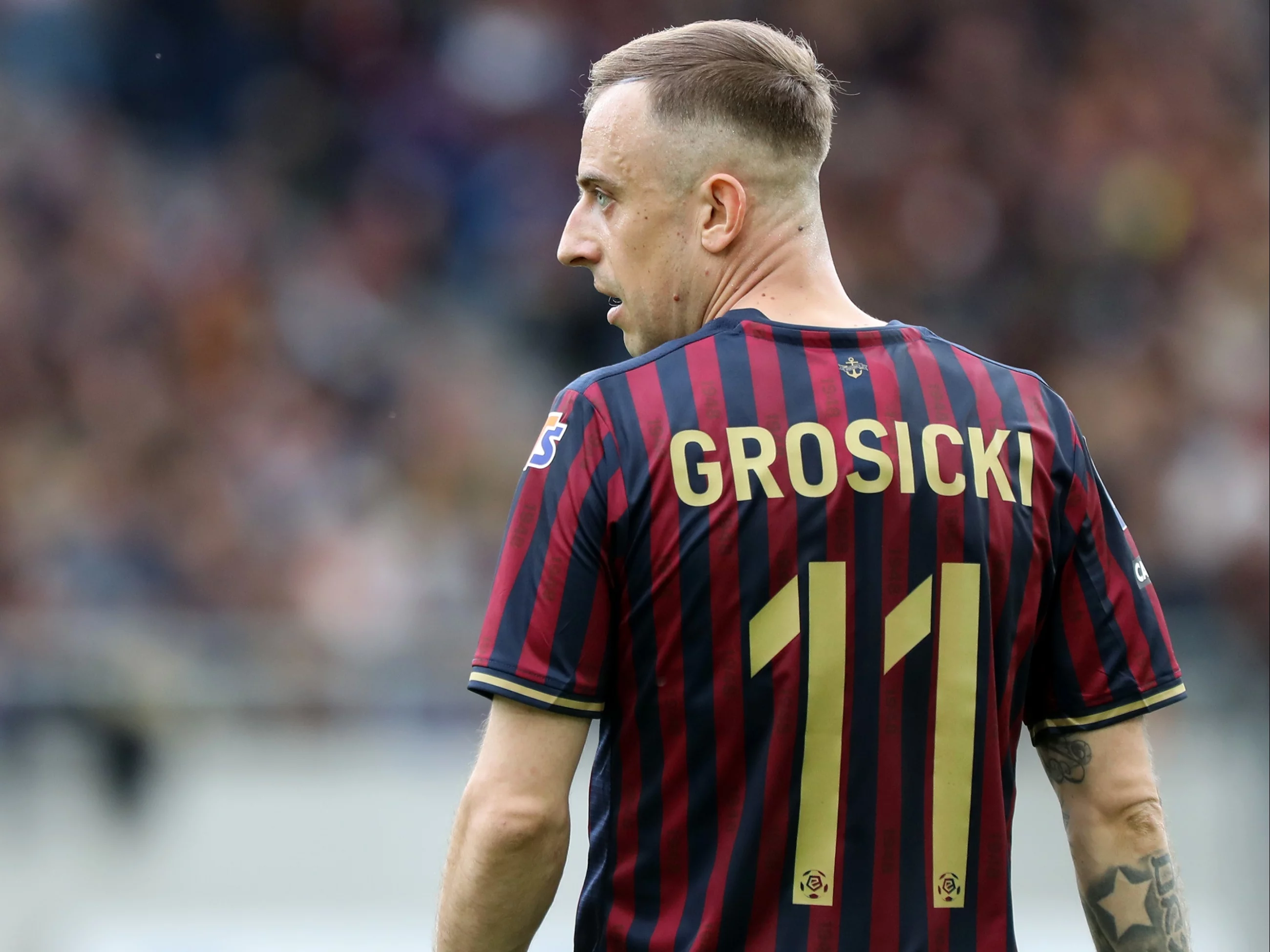 Kamil Grosicki w barwach Pogoni Szczecin