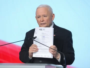 Prezes Prawa i Sprawiedliwości Jarosław Kaczyński