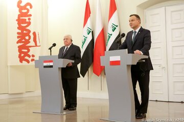 Prezydenci Iraku i Polski