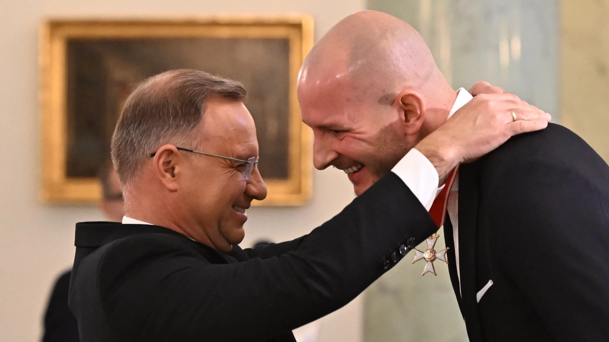 Prezydent Andrzej Duda i Bartosz Kurek