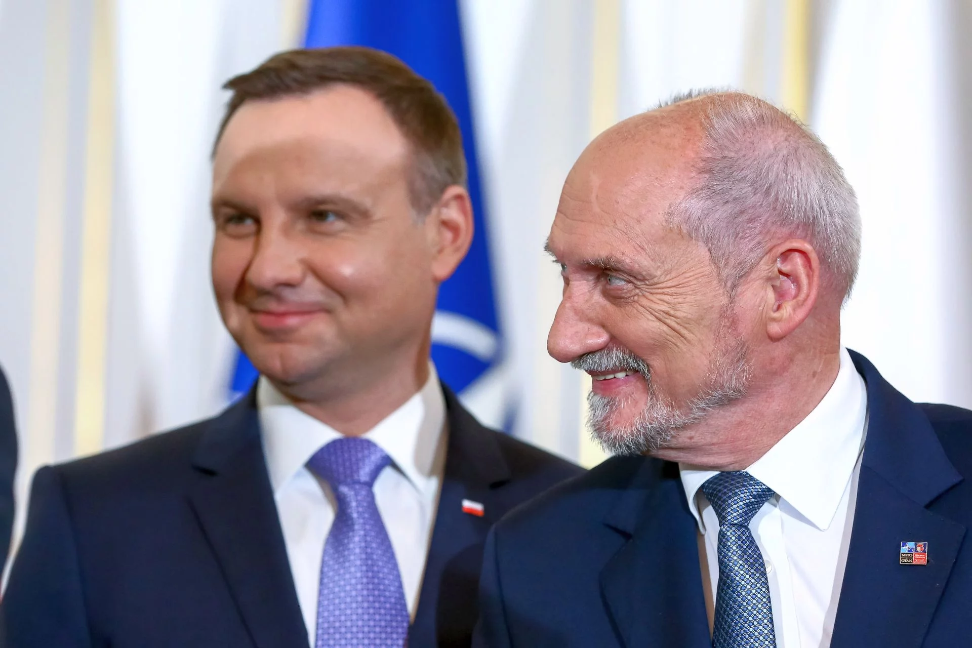 Prezydent Andrzej Duda i szef MON Antoni Macierewicz