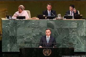 Prezydent Andrzej Duda przemawiał na forum Zgromadzenia Ogólnego ONZ