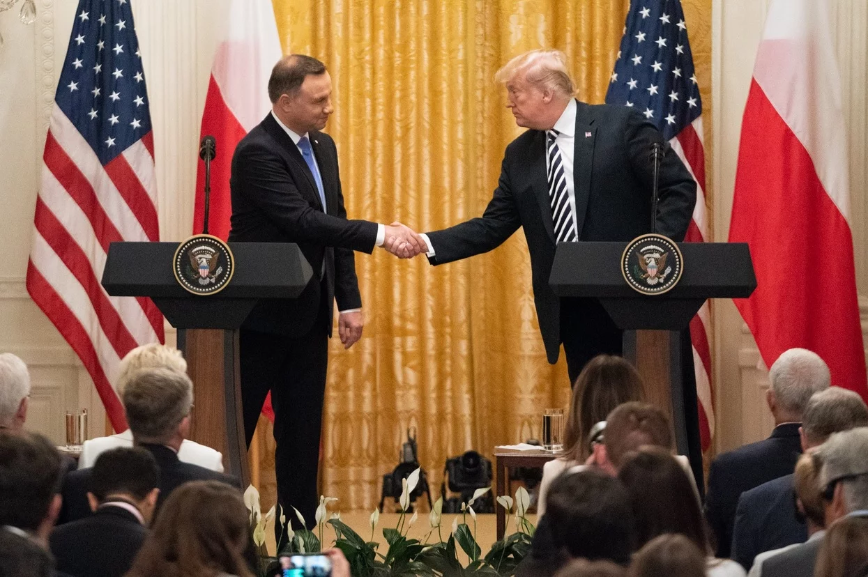 Andrzej Duda i Donald Trump