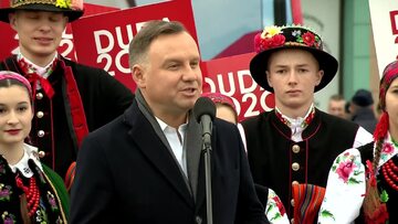 Prezydent Andrzej Duda w Łowiczu